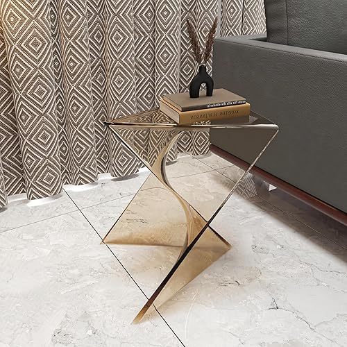 Miniatura 19 de LeisureMod Mesa auxiliar moderna color gris, elegante mesa auxiliar para dormitorio y sala de estar