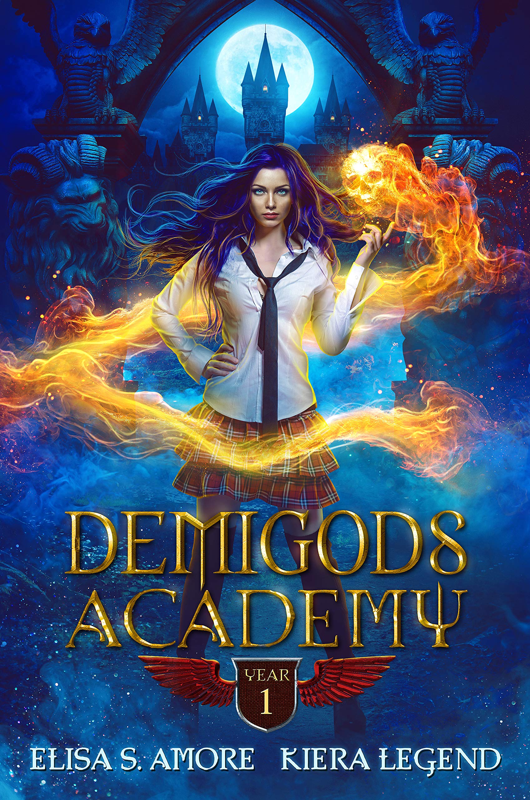 Demigods Academy - Year One (Young Adult Supernatural Urban Fantasy) (Demigods Academy series Book 1)