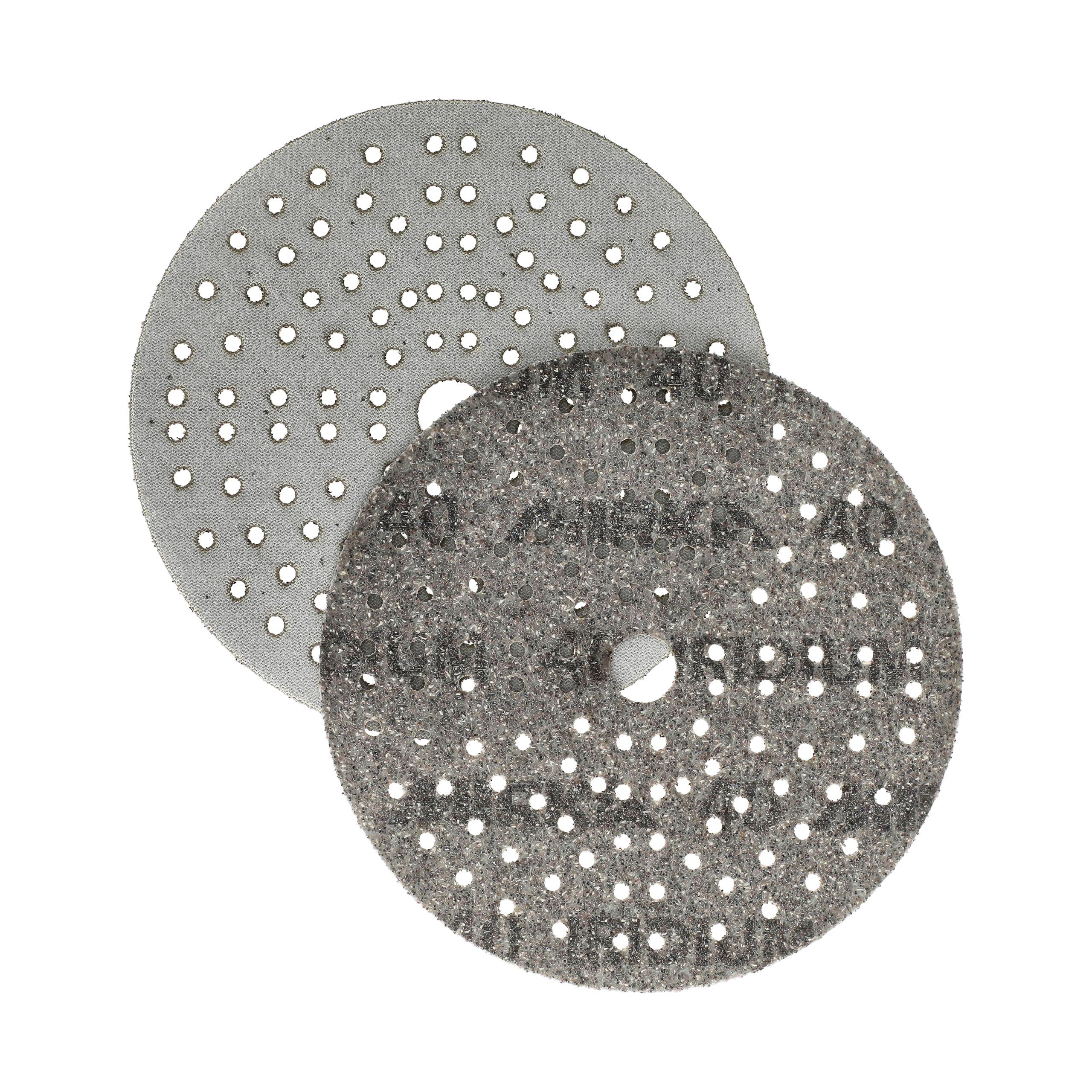Mirka papel de lija Iridium 150 mm cierre adhesivo 121 agujeros grano 40