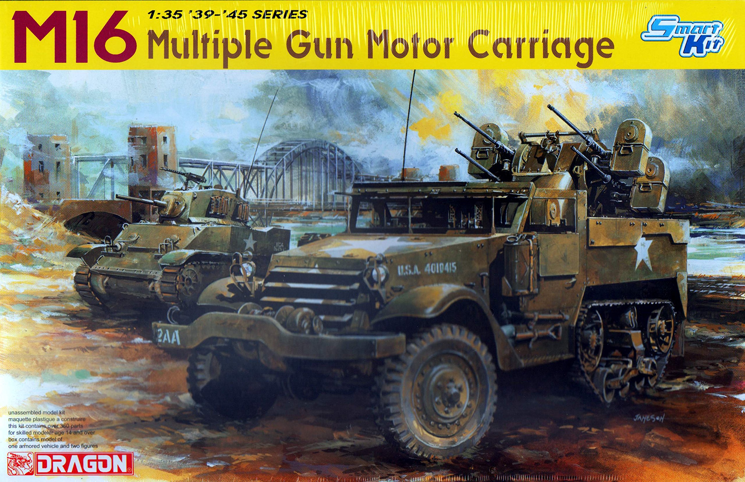 Amazon.co.jp: ドラゴン 1/35 M16 多連装銃搭載車 スマートキット