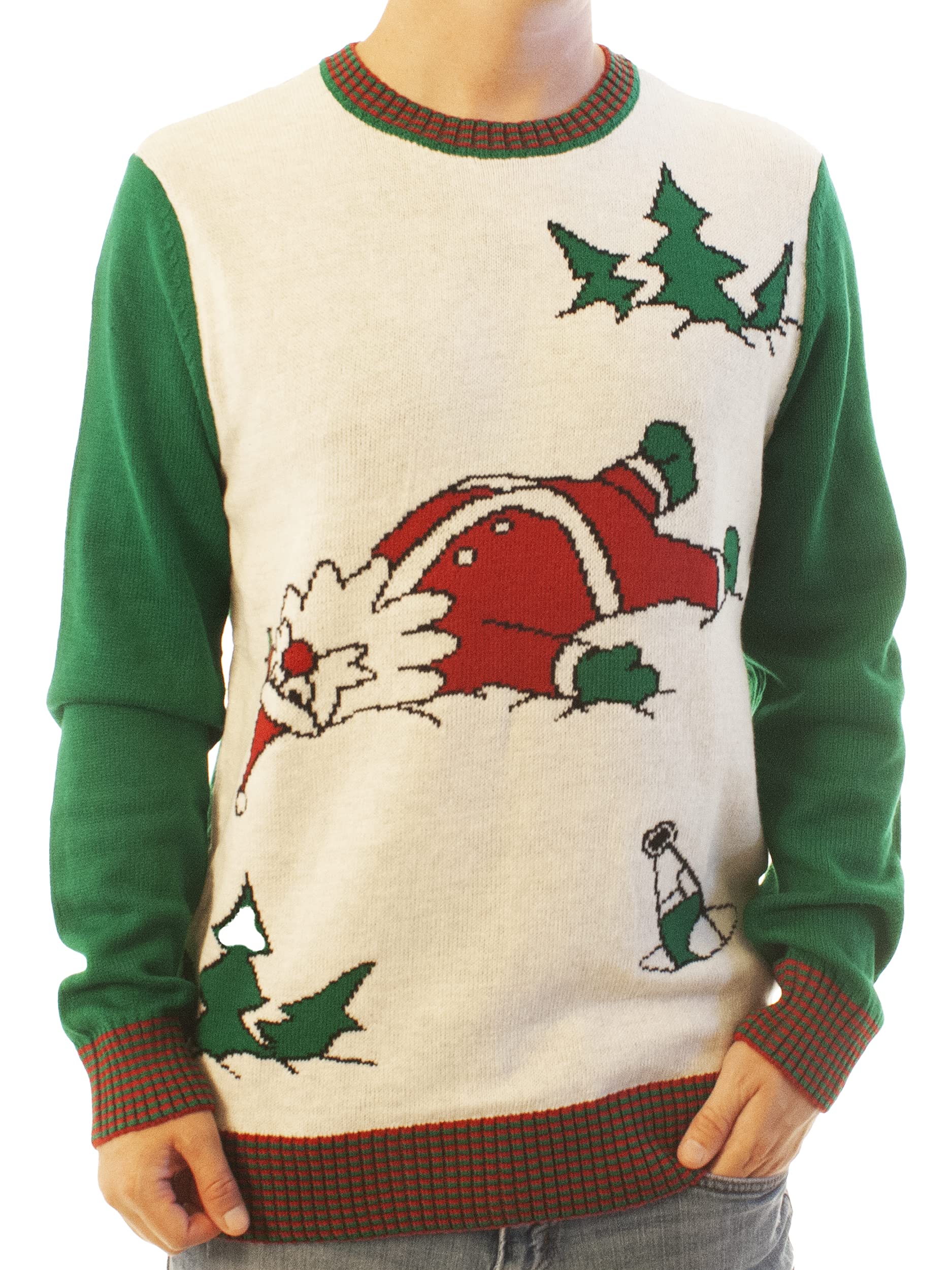 Ugly Christmas Sweater Men's Drunk Santa Snow Angel Holiday Sweater-Small :  Amazon.ca: Clothing, Shoes u0026 Accessories