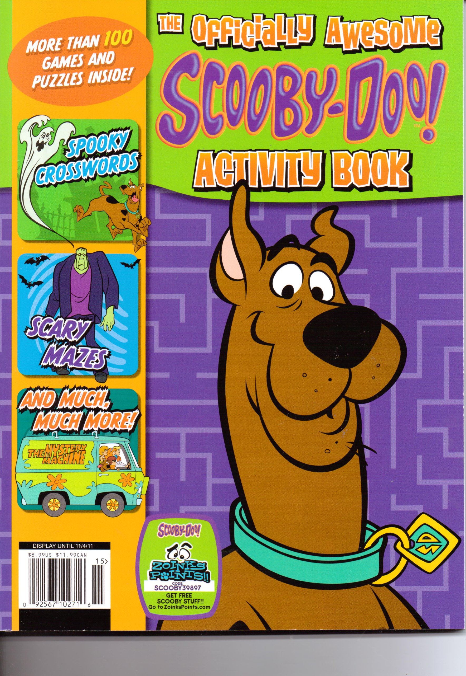 The Officially Awesome Scooby-Doo! Activity Book: Spooky Puzzles, Scary Mazes, and Much, Much More!