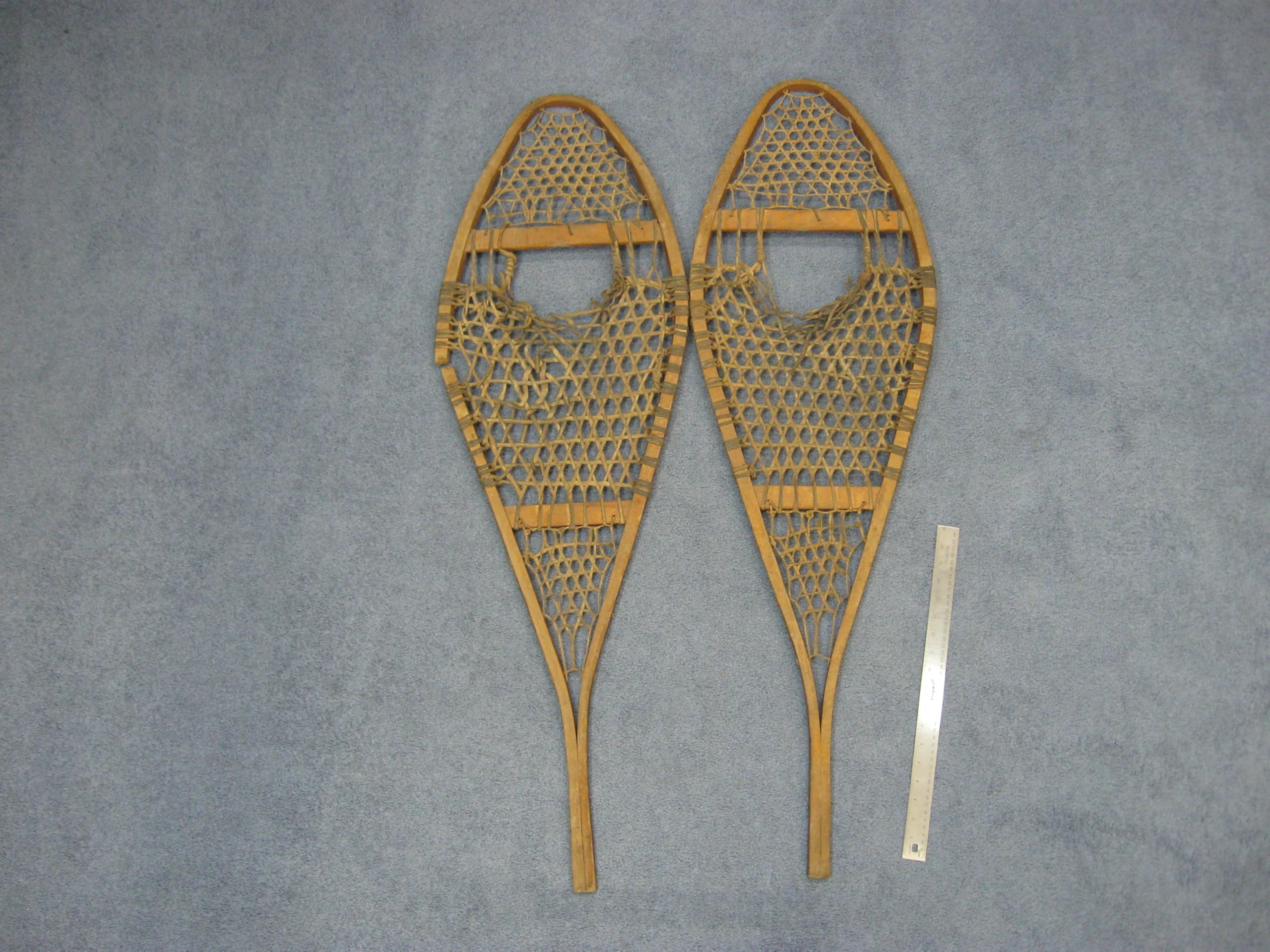 Authentic Vintage Pair of Used Snowshoes G197