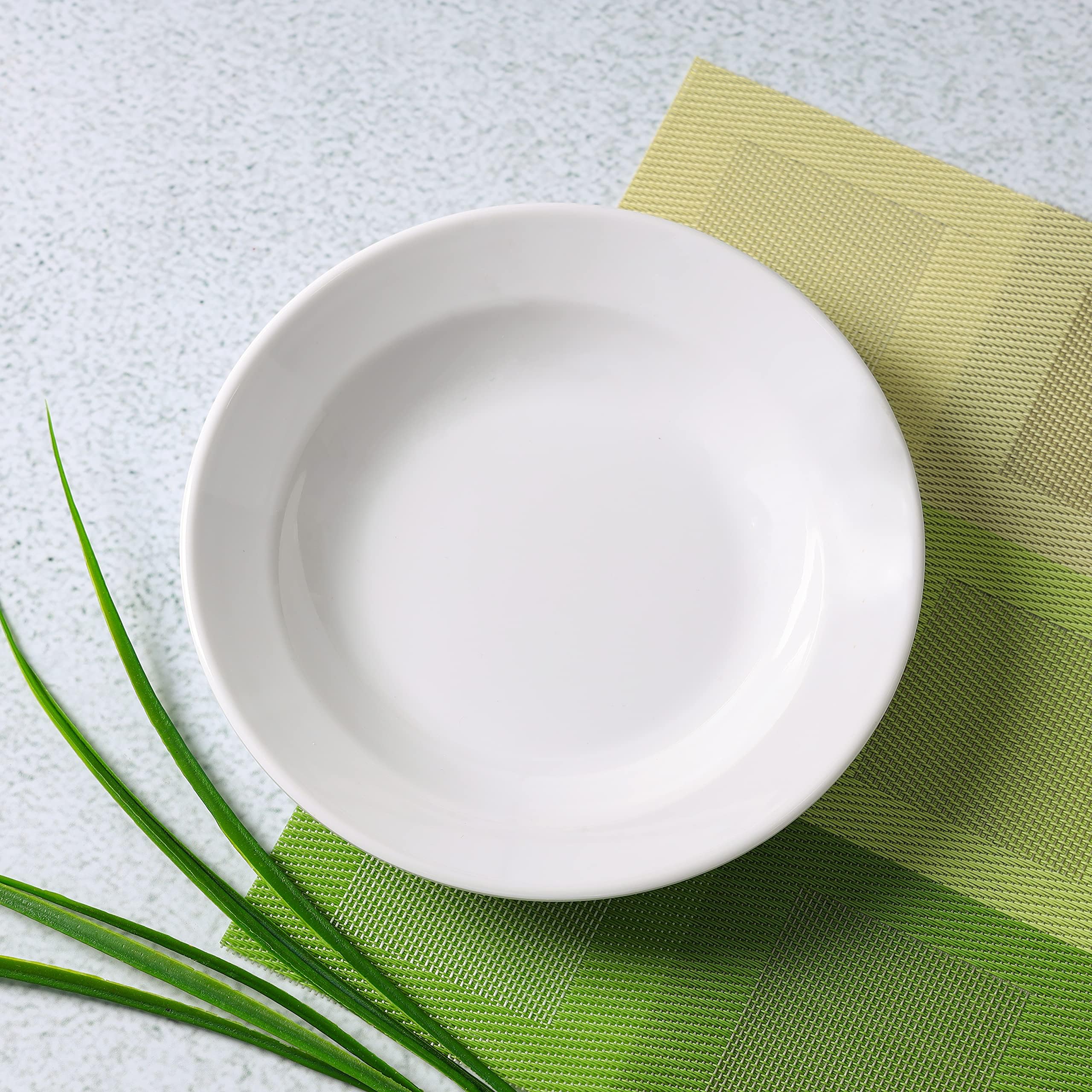 Delcasa 10 Inch Deep Dinner Plate, Food Grade Melamine, Dc2320 Easy To Store, Durable And Chip Resistant, Dishwasher Safe, Multi