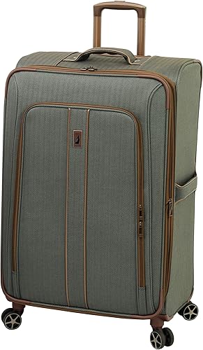 LONDON FOG Newcastle Softside - Equipaje giratorio expandible pizarrón Bronce Newcastle Softside - Maleta giratoria expandible