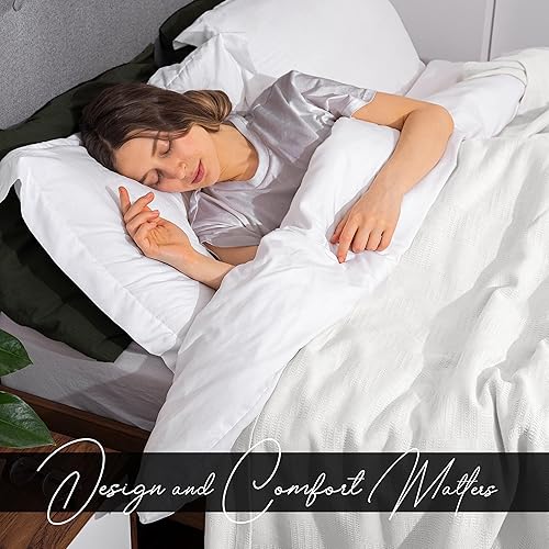 Miniatura 2 de Avalon Bedding Manta térmica 100% algodón tamaño Queen (90 x 90 pulgadas), manta de algodón perfecta para usar en capas en cualquier temporada,