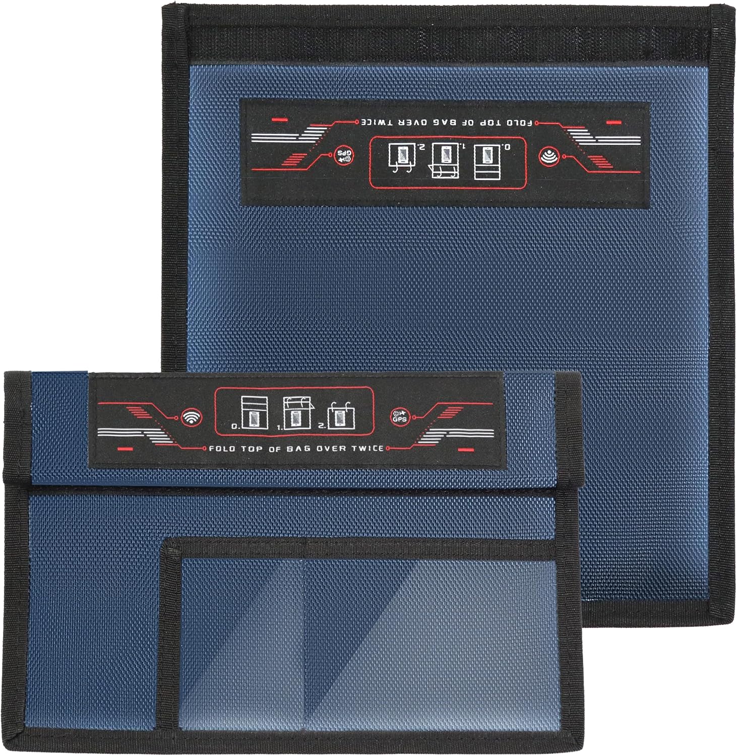 Non-Window Faraday Bag for Phones, Signal Blocking Pouch Prevents Hacking Tracking Spying, EMP CME Protection, Device Shielding for Law Enforcement Military Digital Forensics, 5G GPS RFID Shielding