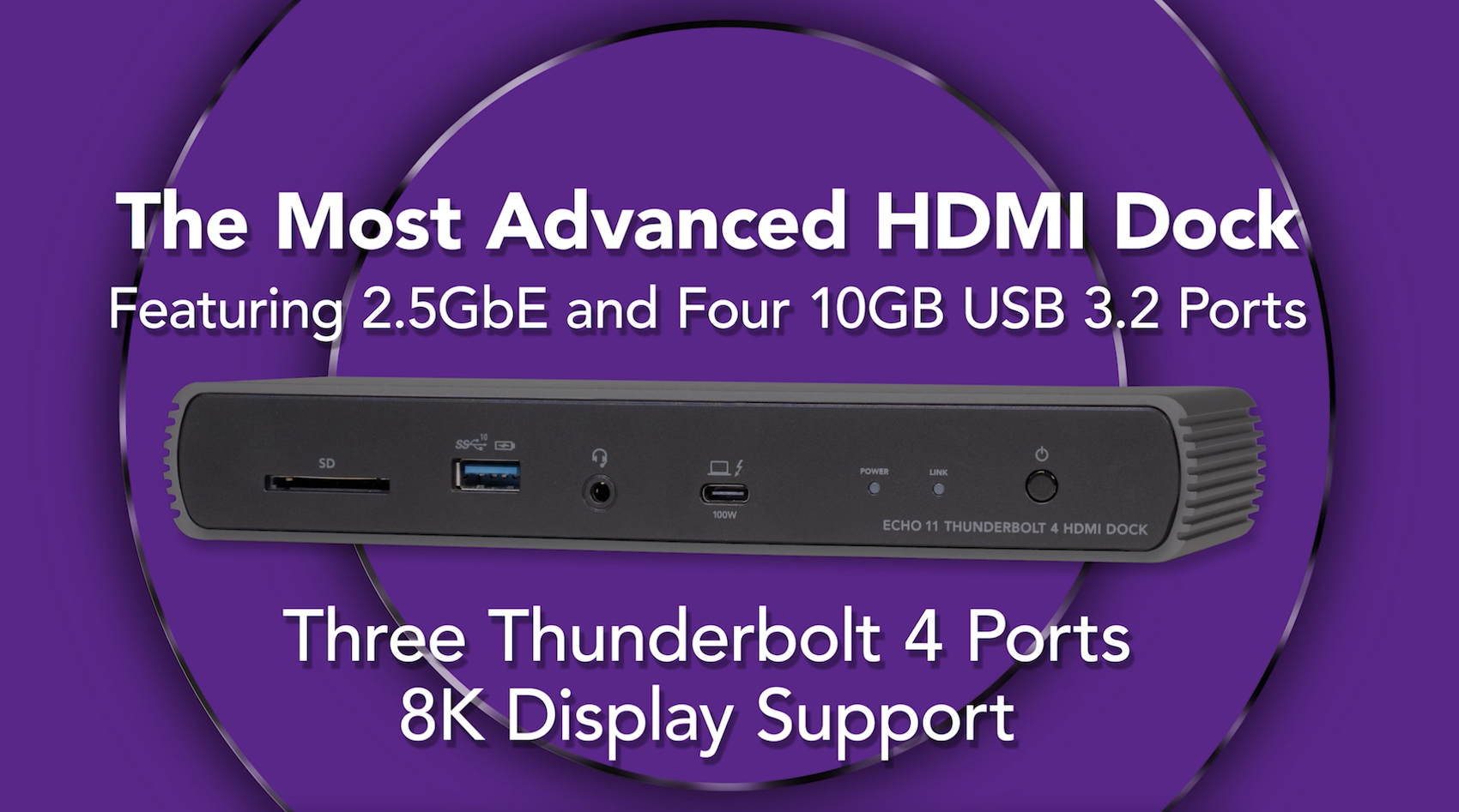 分配器・切替器 Sonnetech Echo 11 Thunderbolt 4 Dock Echo 11 Thunderbolt 4 Dock - SONNETTECH