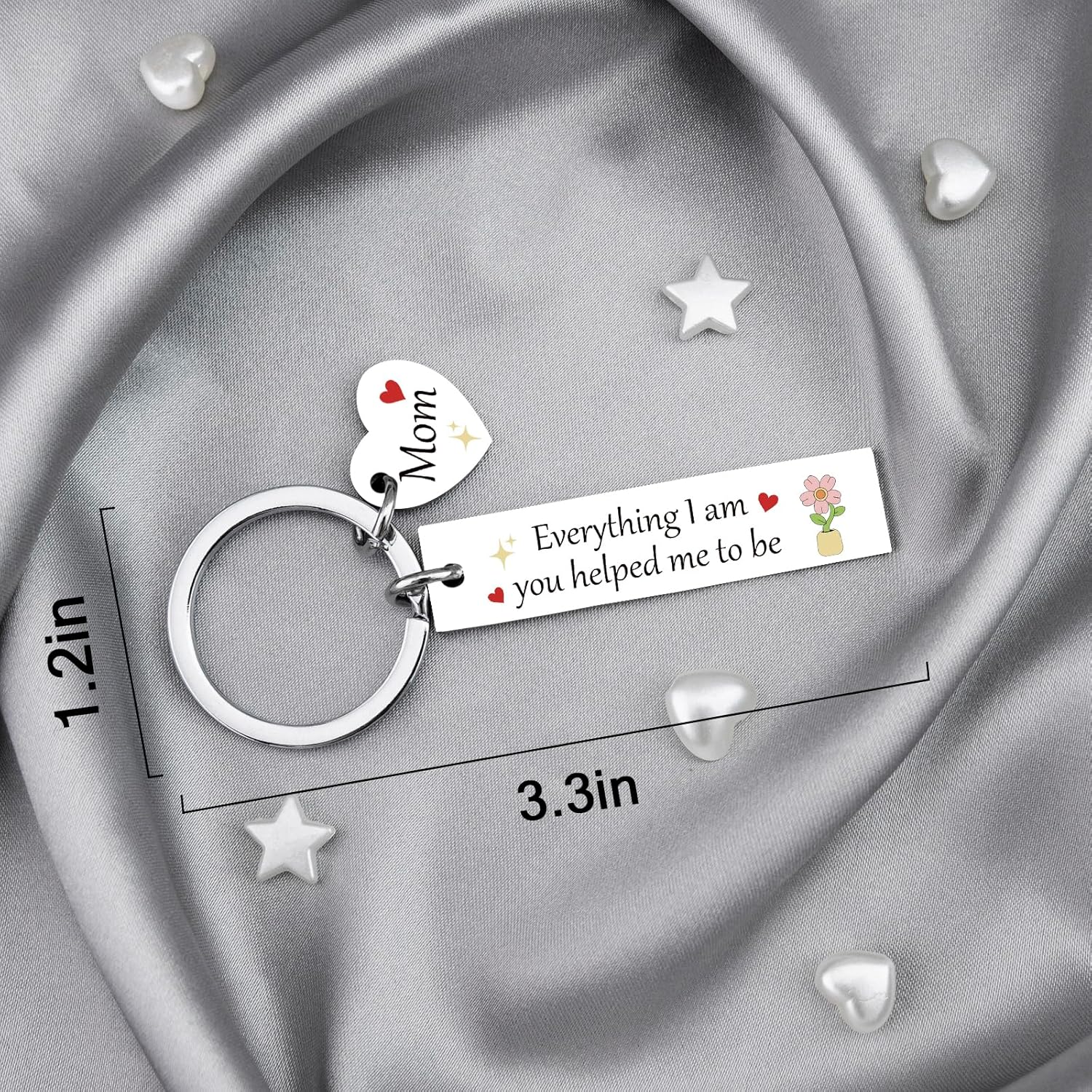 Valentines Day Gifts for Mom Best Mom Ever Keychain Birthday Gifts for Moms from Daughter Son Moms Gift for Women Birthday Thanksgiving Christmas Gift Ideas - Image 2