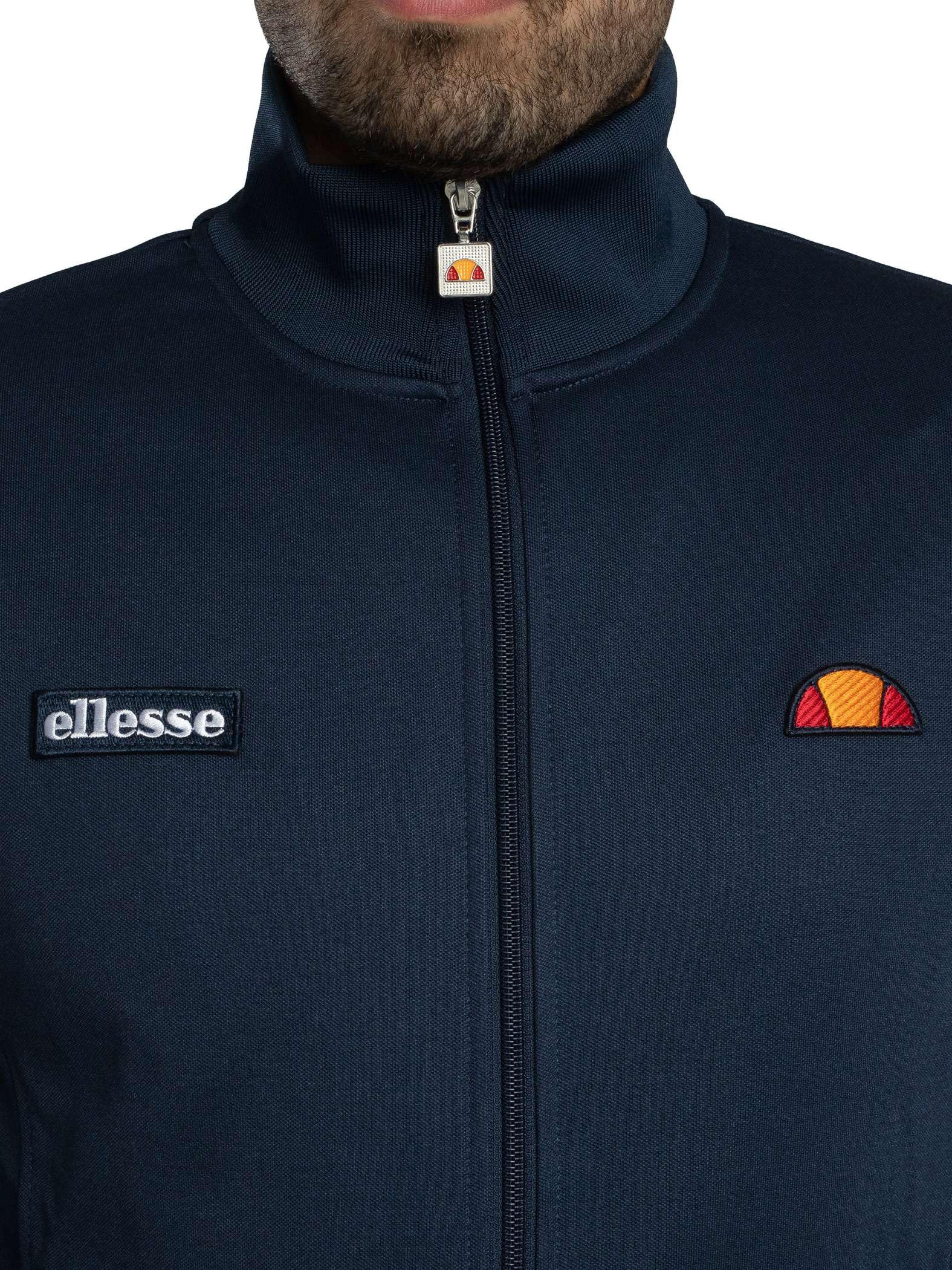 Ellesse Men's Roma Track Top Jacket Navy/Light Blue