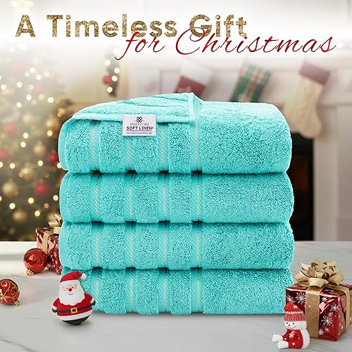 Miniatura 471 de American Soft Linen - Toalla de baño de gran tamaño de 40 x 80 pulgadas, extra grande para baño, 100% algodón turco, toallas de baño de gran