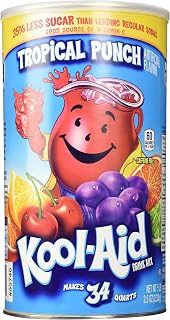 Kool Aid Tropical Punch 34 Quarts Worth or Powder 82.5 Ounces