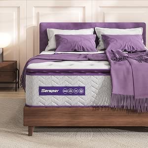 Sersper Queen Memory Foam Hybrid Mattress