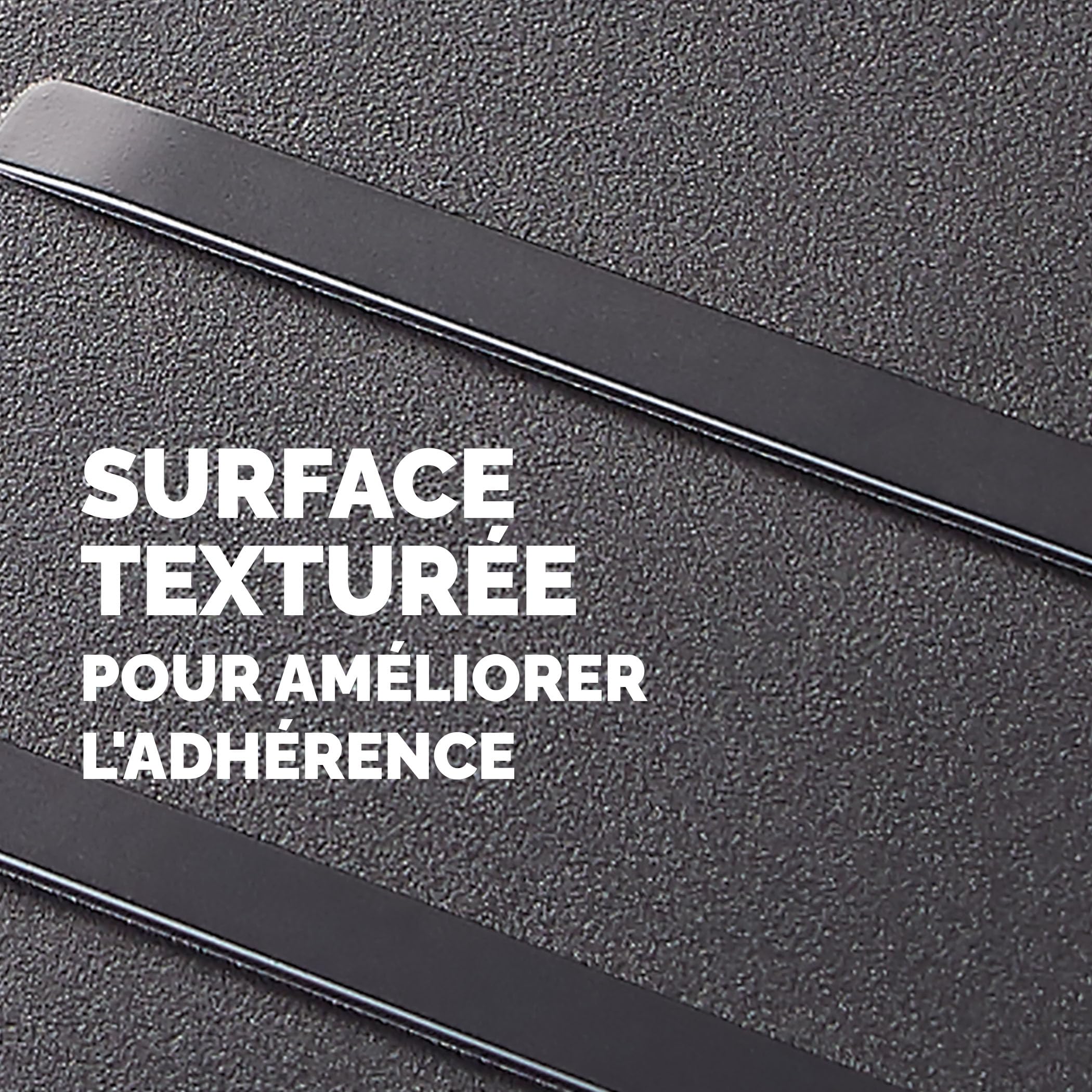 Fellowes Repose-pieds Office Suites, 3 hauteurs possibles, inclinaison jusqu'à 30°, protection antibactérienne Microban, noir