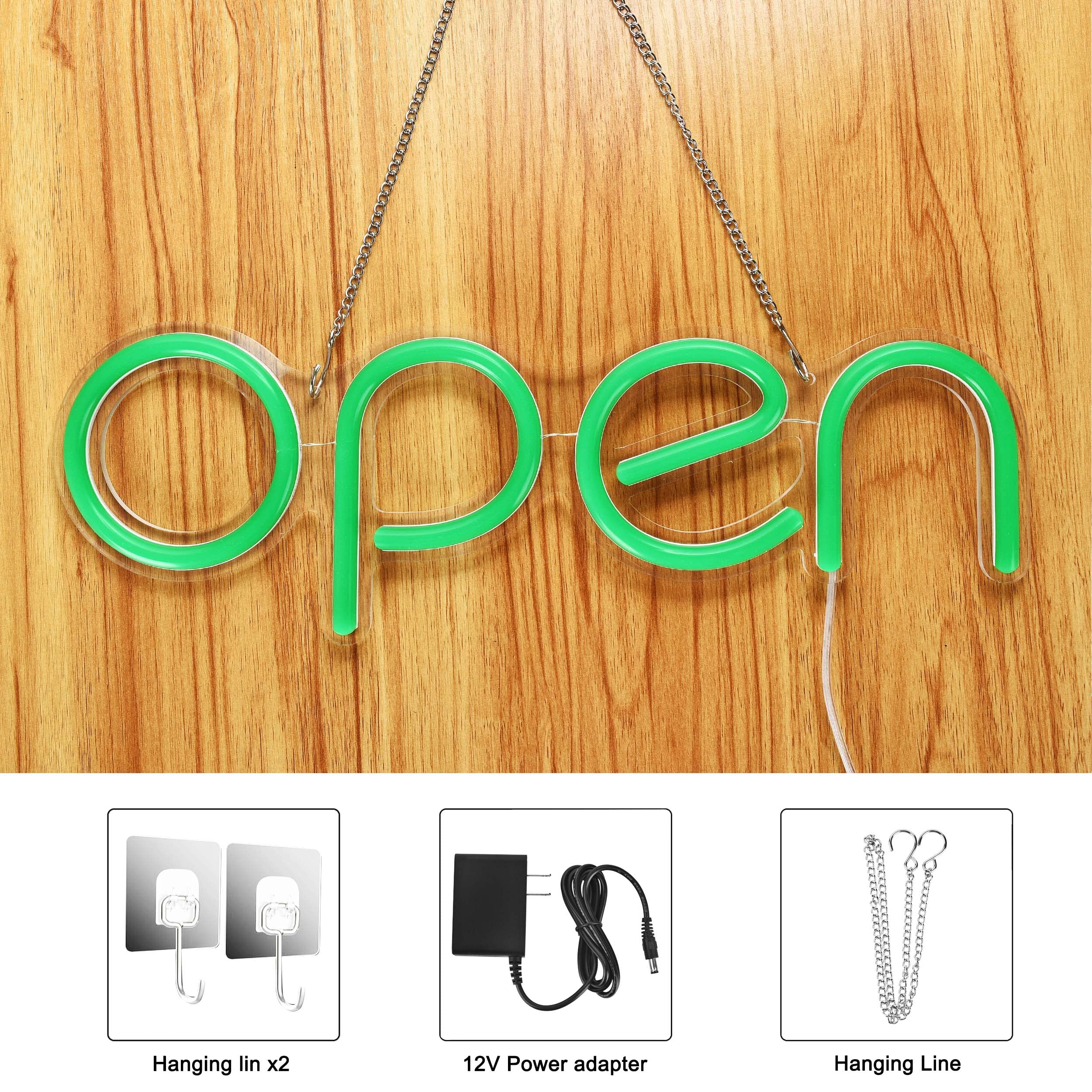 Amazon.com : LED Open Sign,16x6 inch Open Signs for Business with