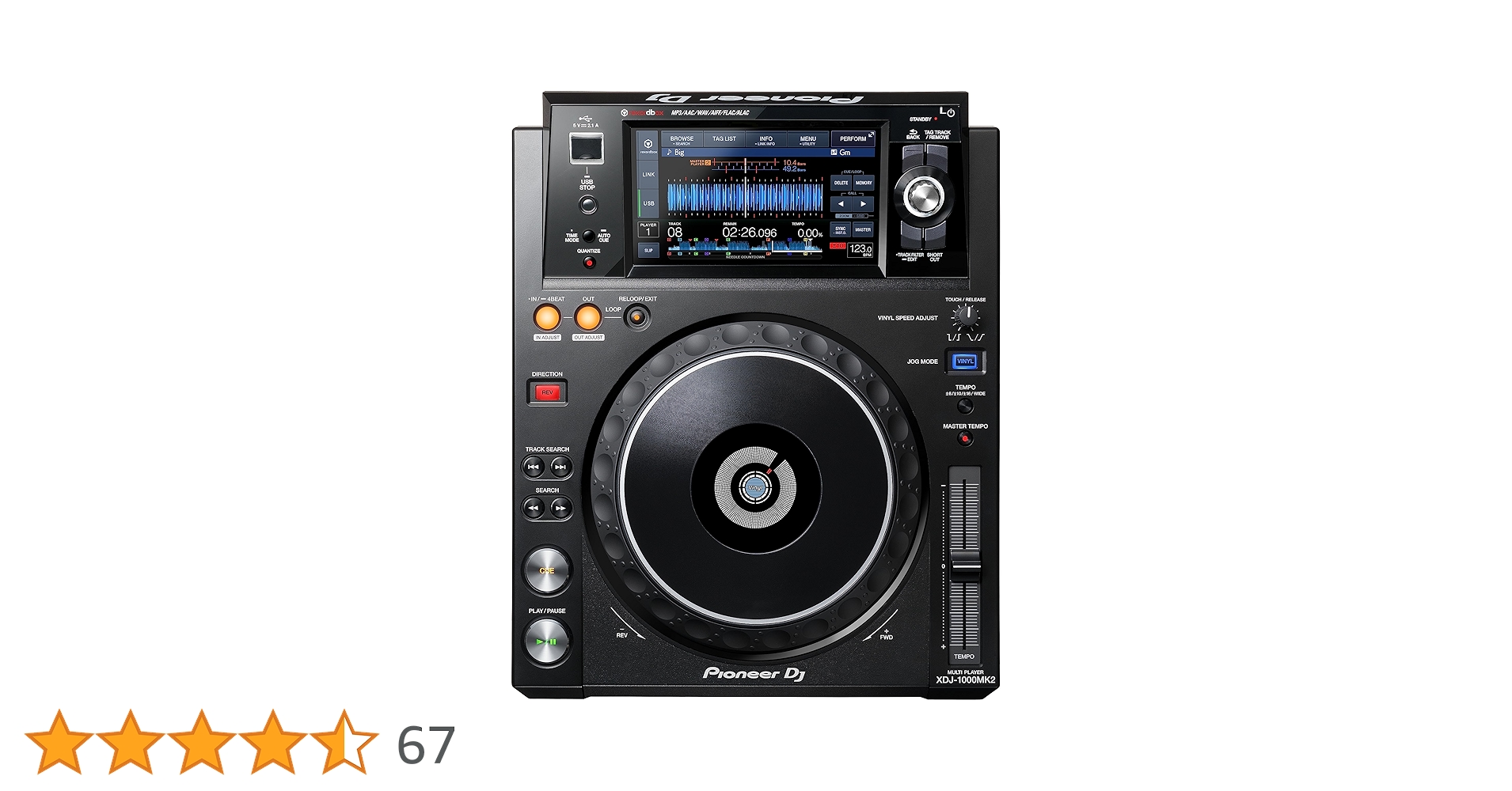 Amazon | Pioneer DJ DJ (XDJ1000MK2) | DJコントローラー