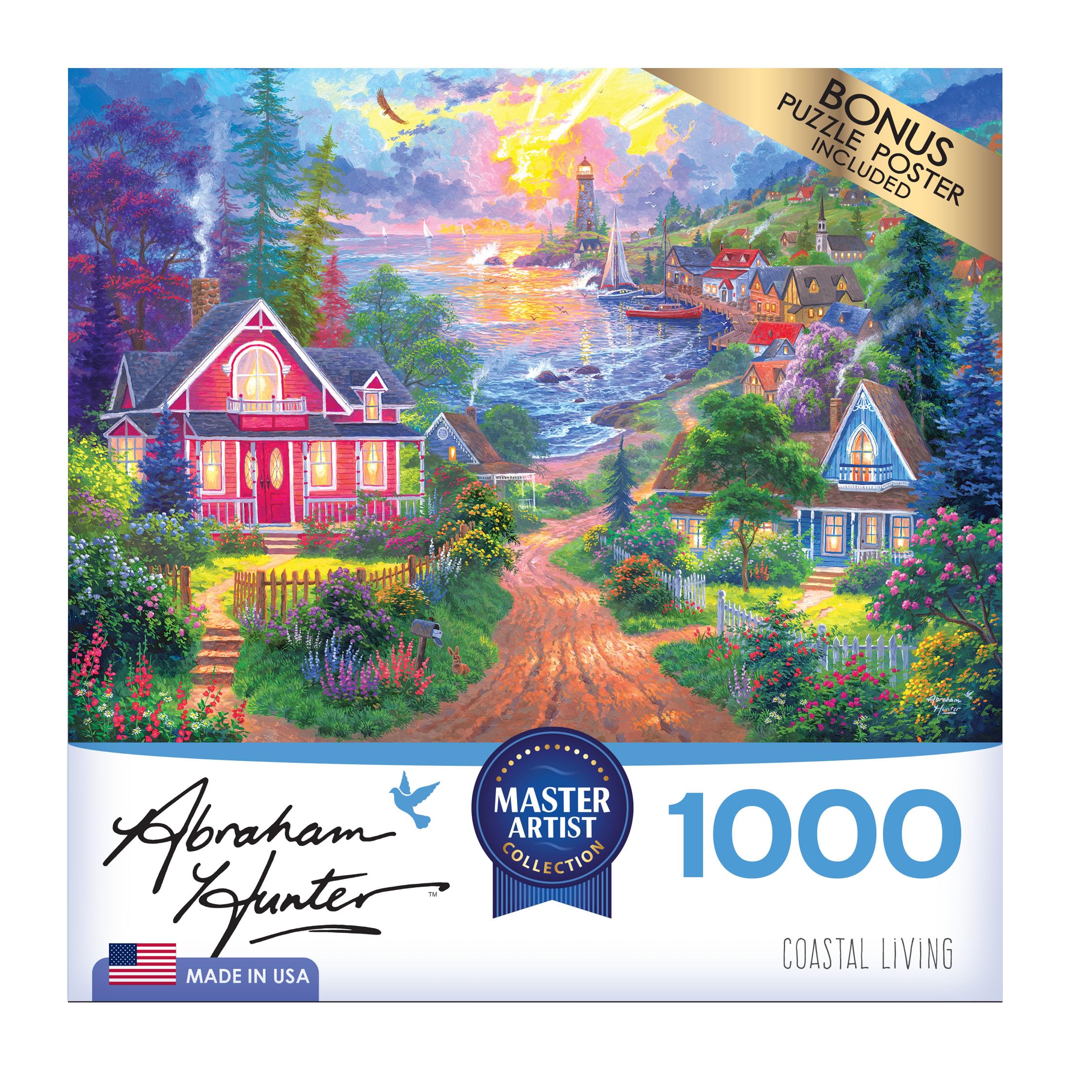 Amazon.com: RoseArt - Abraham Hunter - Coastal Living - 1000 Piece