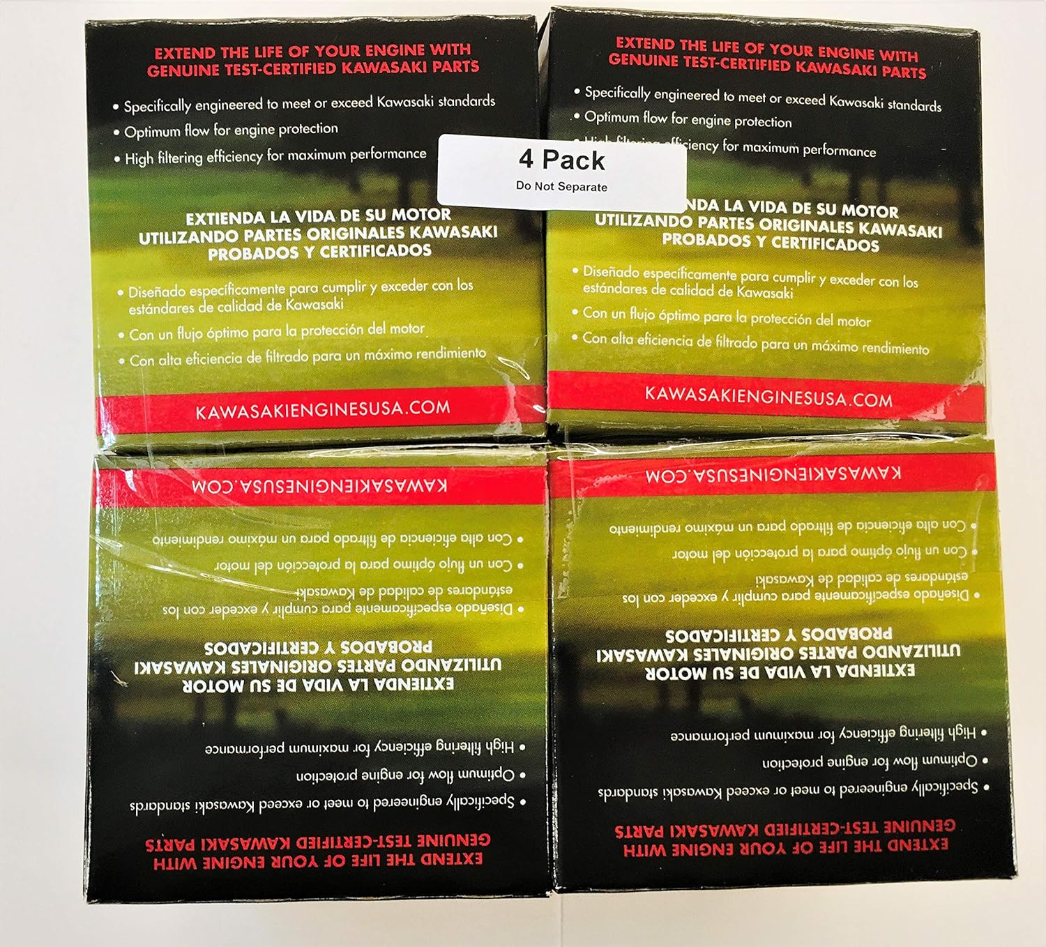 Kawasaki 49065-7007 Oil Filter (4 Pack)