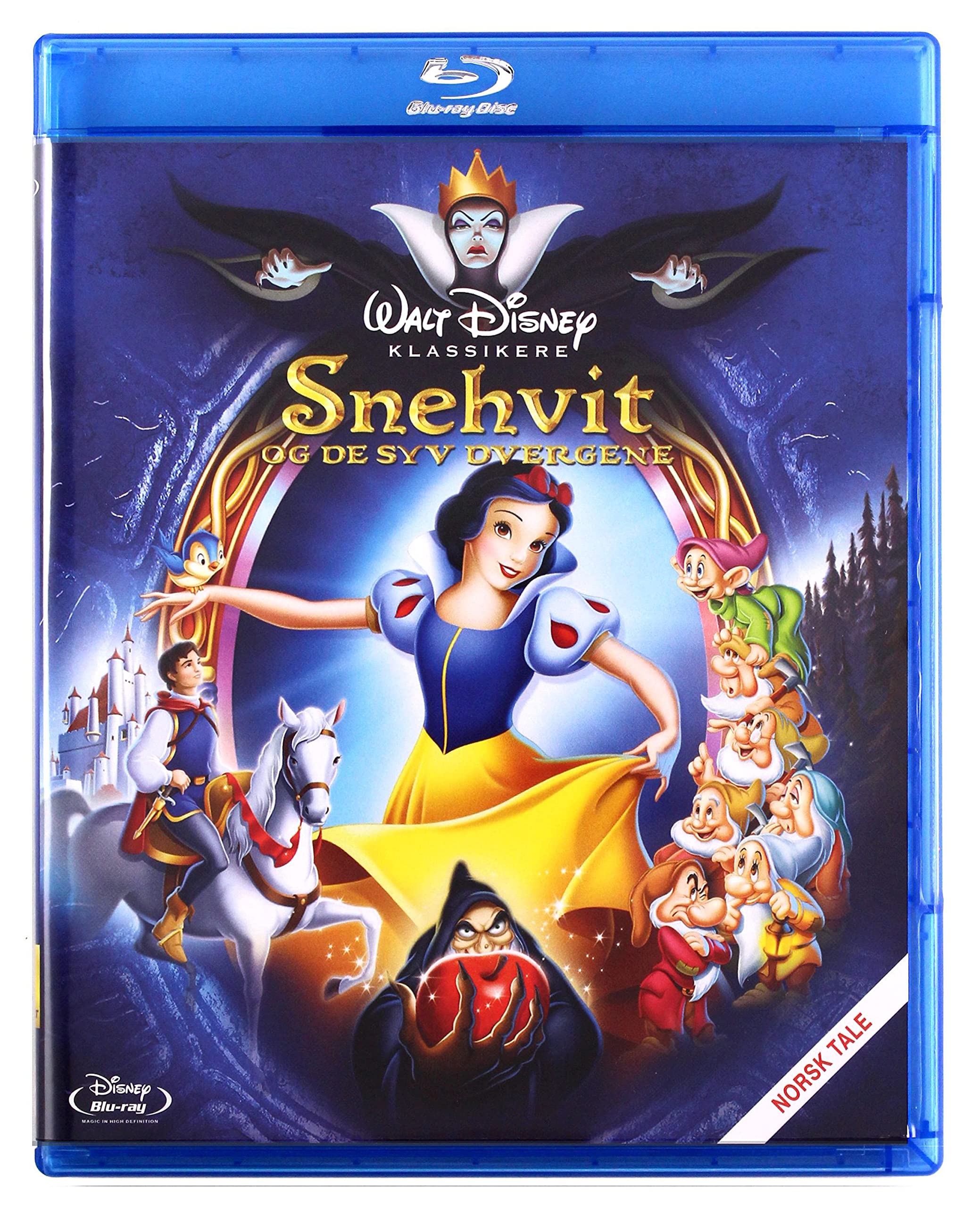 Snow White and the Seven Dwarfs [Blu-Ray] [Region Free] (English  English subtitles)