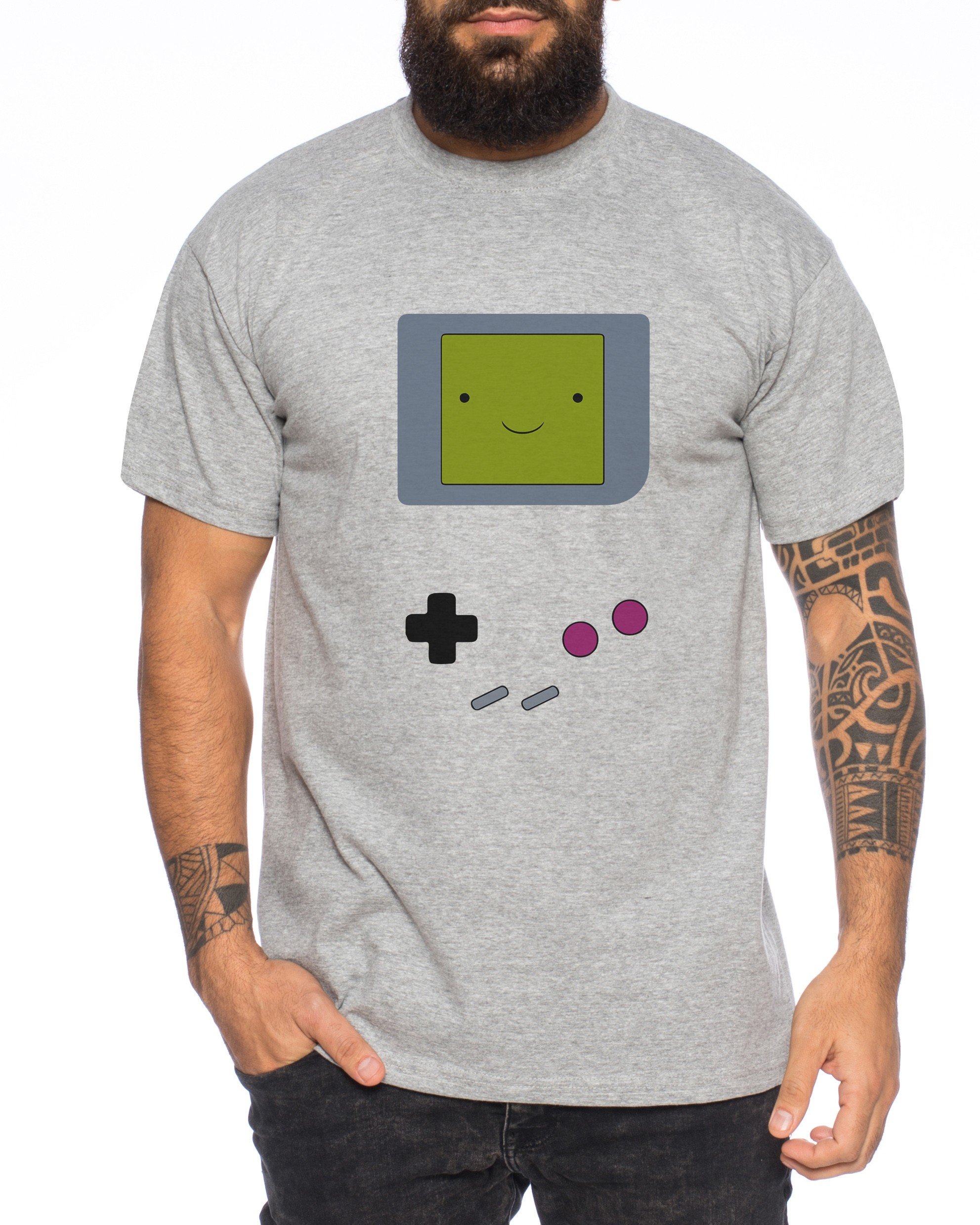 Game Smile Boy 16-Bit SNES Mario Super Kart 8-bit Yoshi Men's T-Shirt