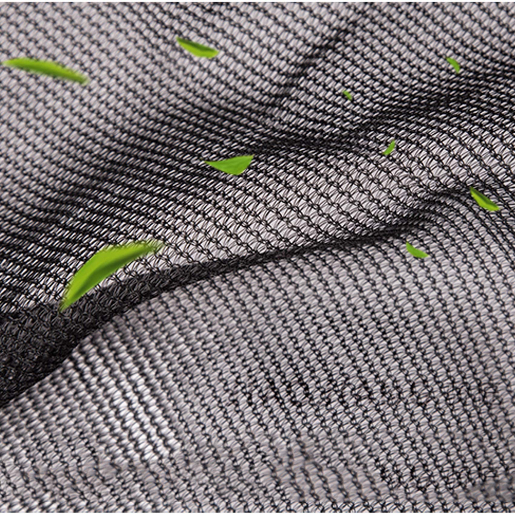 AXT SHADE Voile D'ombrage Rectangulaire 2x3m Toile Ombrage HDPE Respirant UV Protection Pour Terrasse Jardin Extérieur-Sable