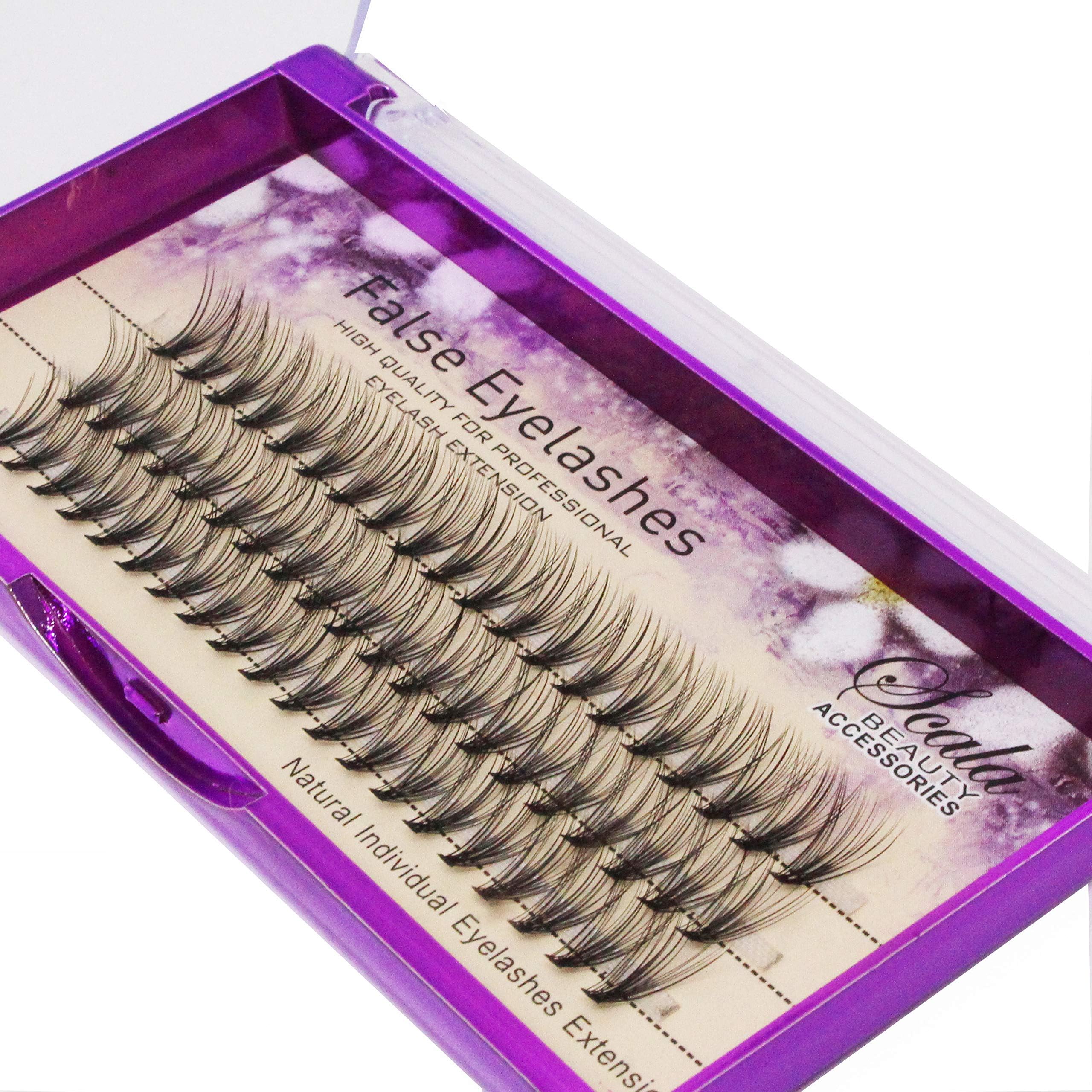 Beauty Natural Long 20 Root 0.07 C Curl 3D Profession Individual Eyelashes Extension Soft Black Fake False Eye Lashes Tools 8-20mm to Choose (14mm)