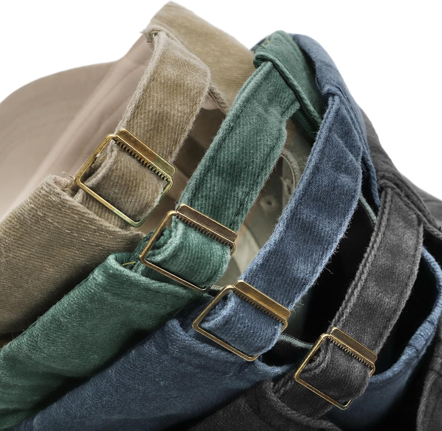 WRINGKIT 6 Pieces Washed Plain Baseball Cap, Unisex Vintage Cotton Baseball Cap, Distressed Twill Adjustable Golf Dad Hat, Retro Unstructured Baseball Hat for Men, Women - Image 3