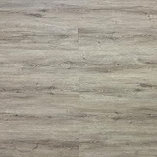 TRECOR Vinyl-/LVT Klick Vinyl-Designboden Massivdiele 5 mm stark mit 0,5 mm Nutzschicht - Sie kaufen 1 m² - WASSERFEST (Eiche Premium Hell, 1 m² | Vinylboden)