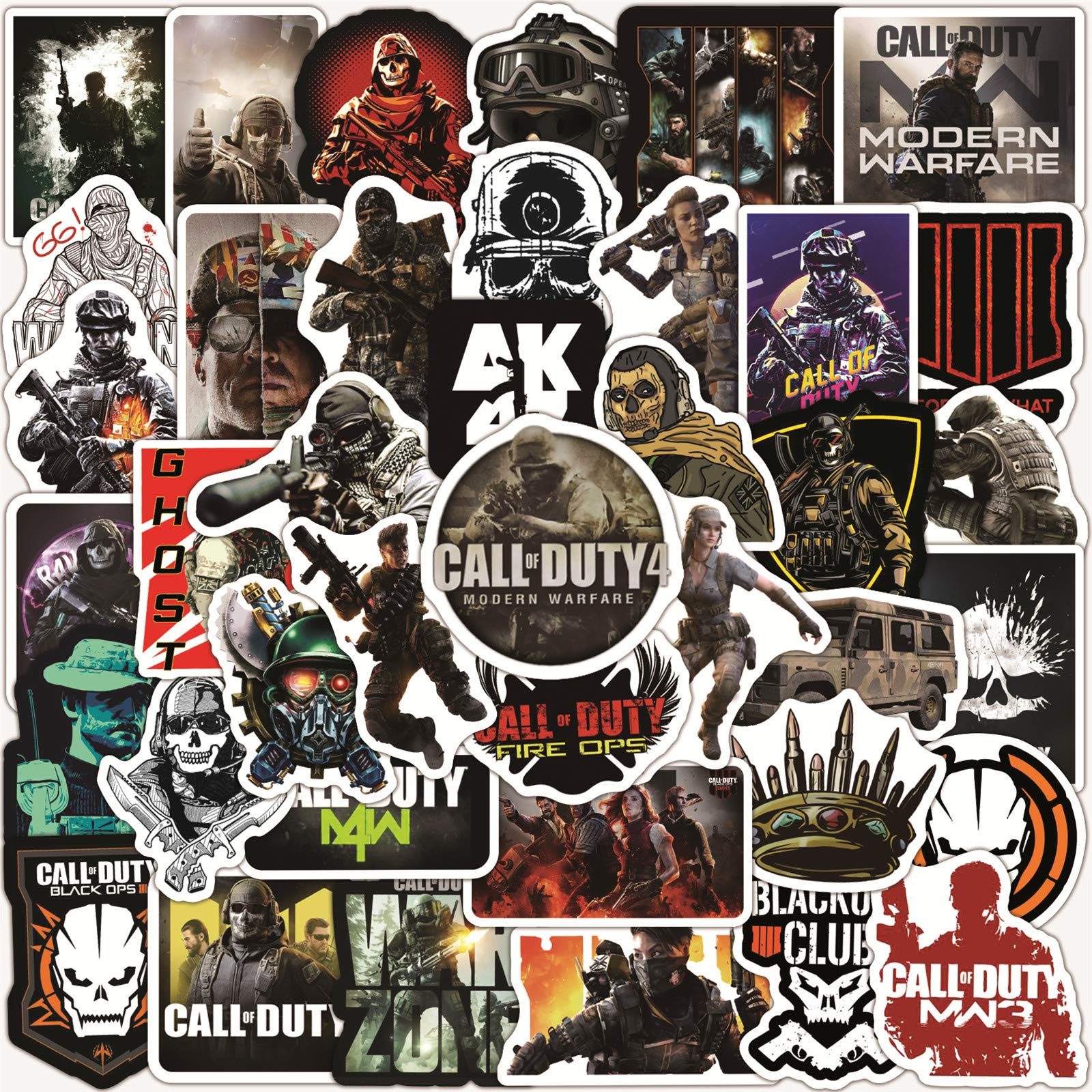 Buy Call of Duty Stickers 100 Pack Gaming Stickers for Teens Boys