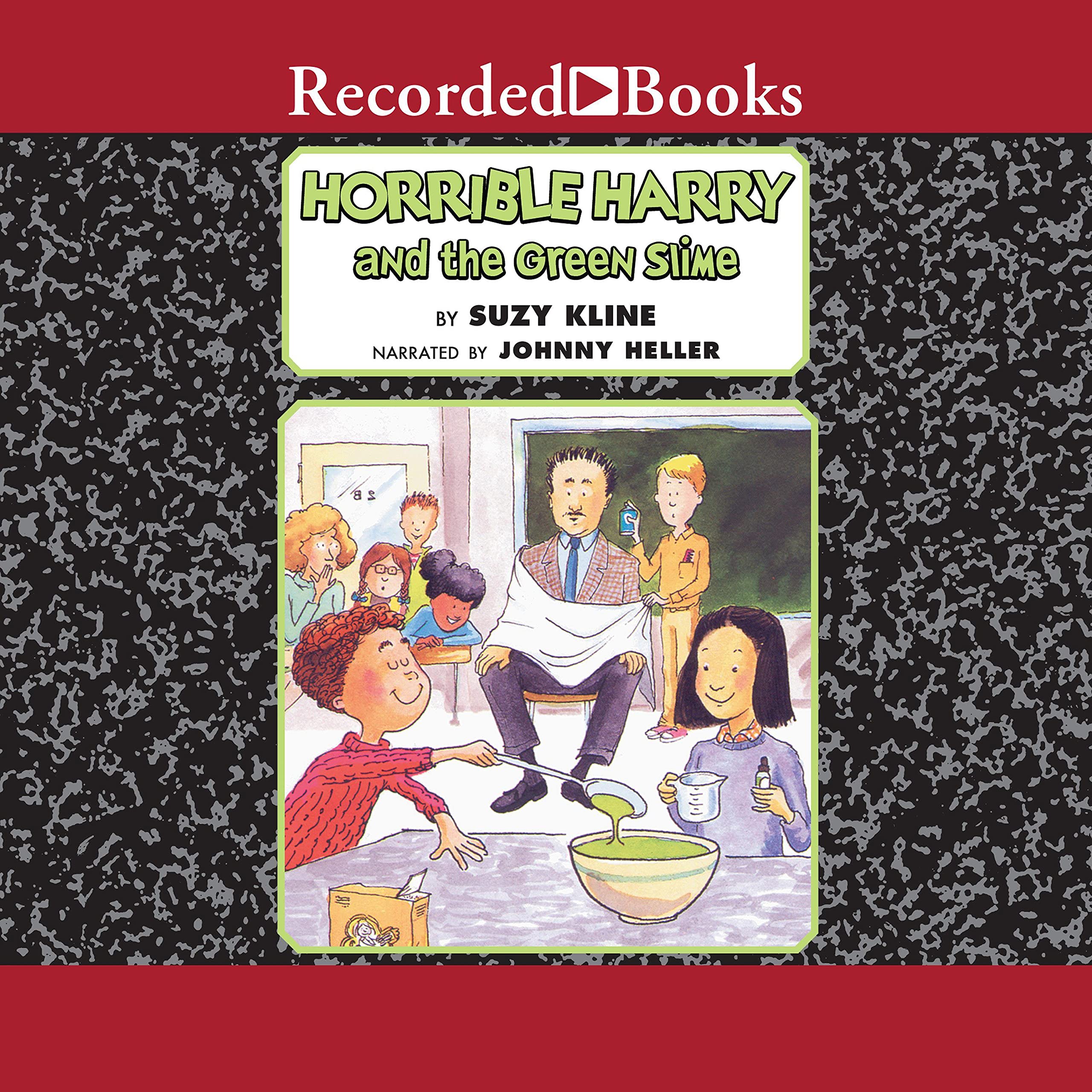 Cover art for Horrible Harry and the Green Slime