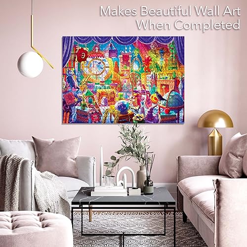 Miniatura 6 de Brain Tree - Rompecabezas de 1000 piezas para adultos con 4 bandejas de clasificación de rompecabezas cada pieza es única con tecnología de gotas