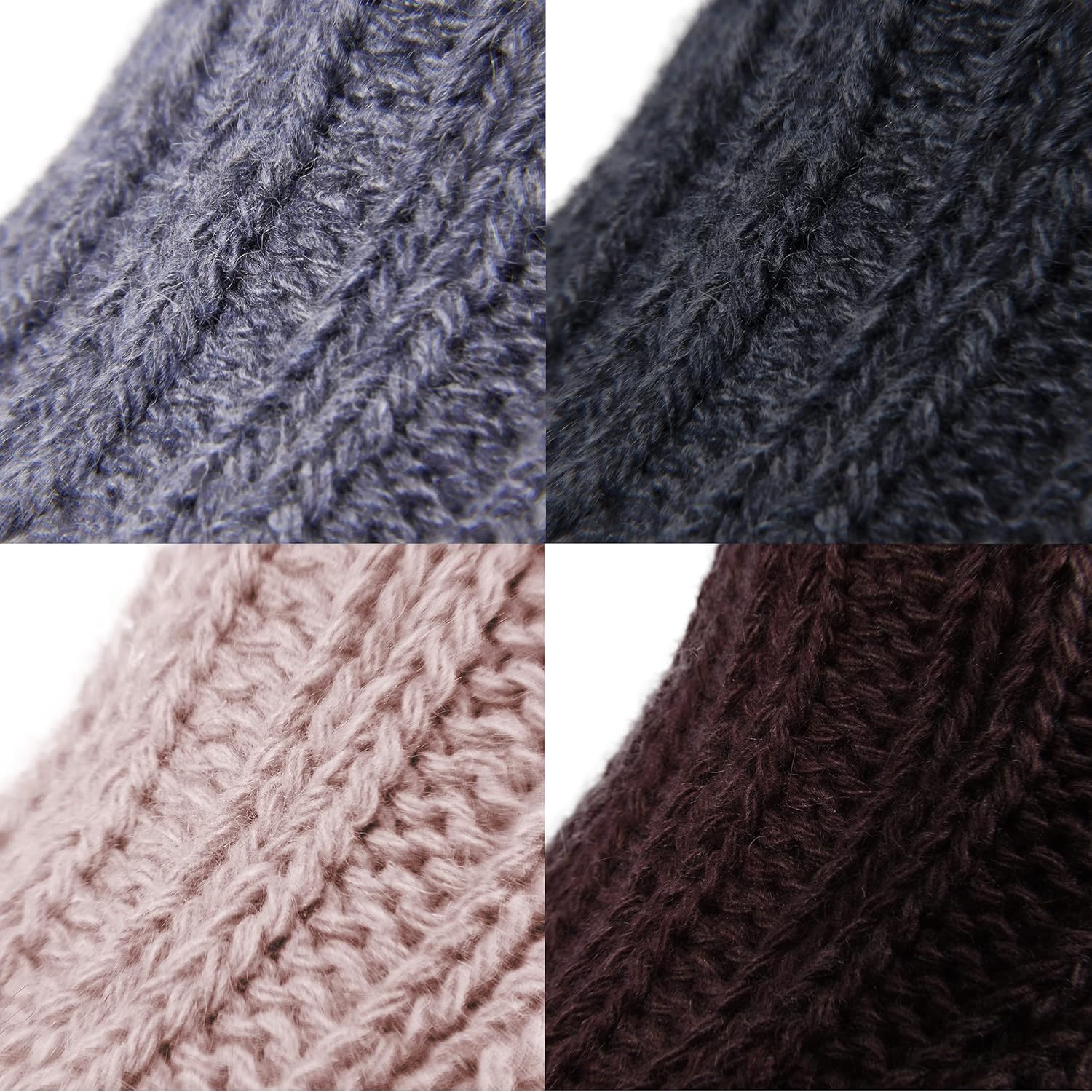 BRUBAKER Warm Alpaca Socks for Men or Women - 4 Pairs - Image 7