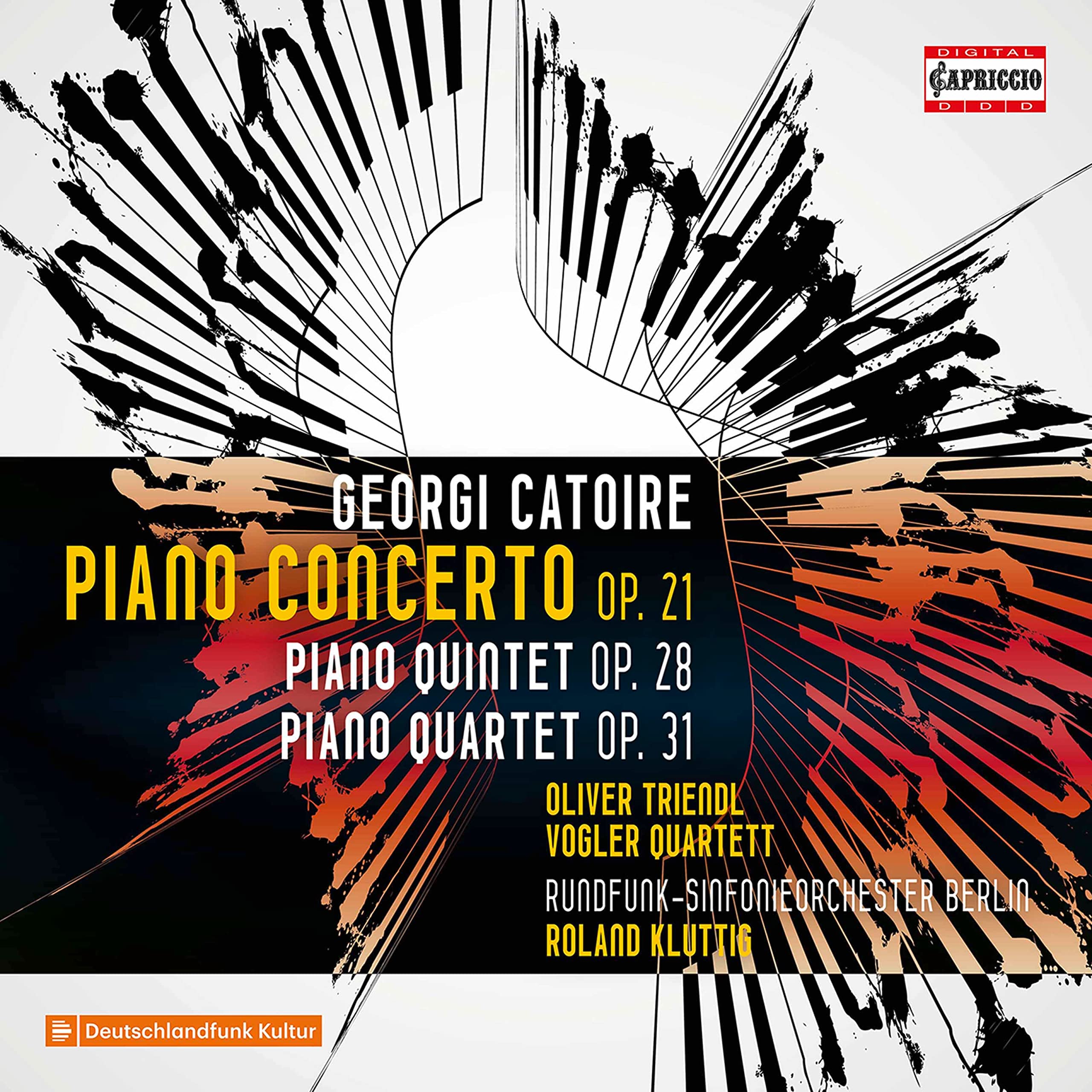 Georgi Catoire: Piano Concerto Op. 21, Piano Quintet Op. 28, Piano Quartet Op. 31