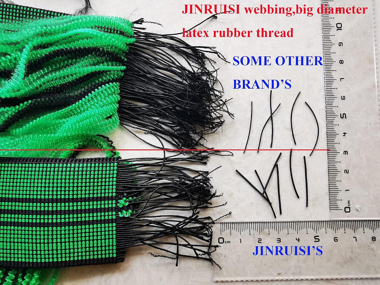 40FT 12.2 Meter Long, Thick and High Elasticity 2" Wide Elastic Webbing,Upholstery DIY,Sofa,Chair,Couch Seat Belt Replacement,Upholstery Webbing Elasbelt (41 ft)