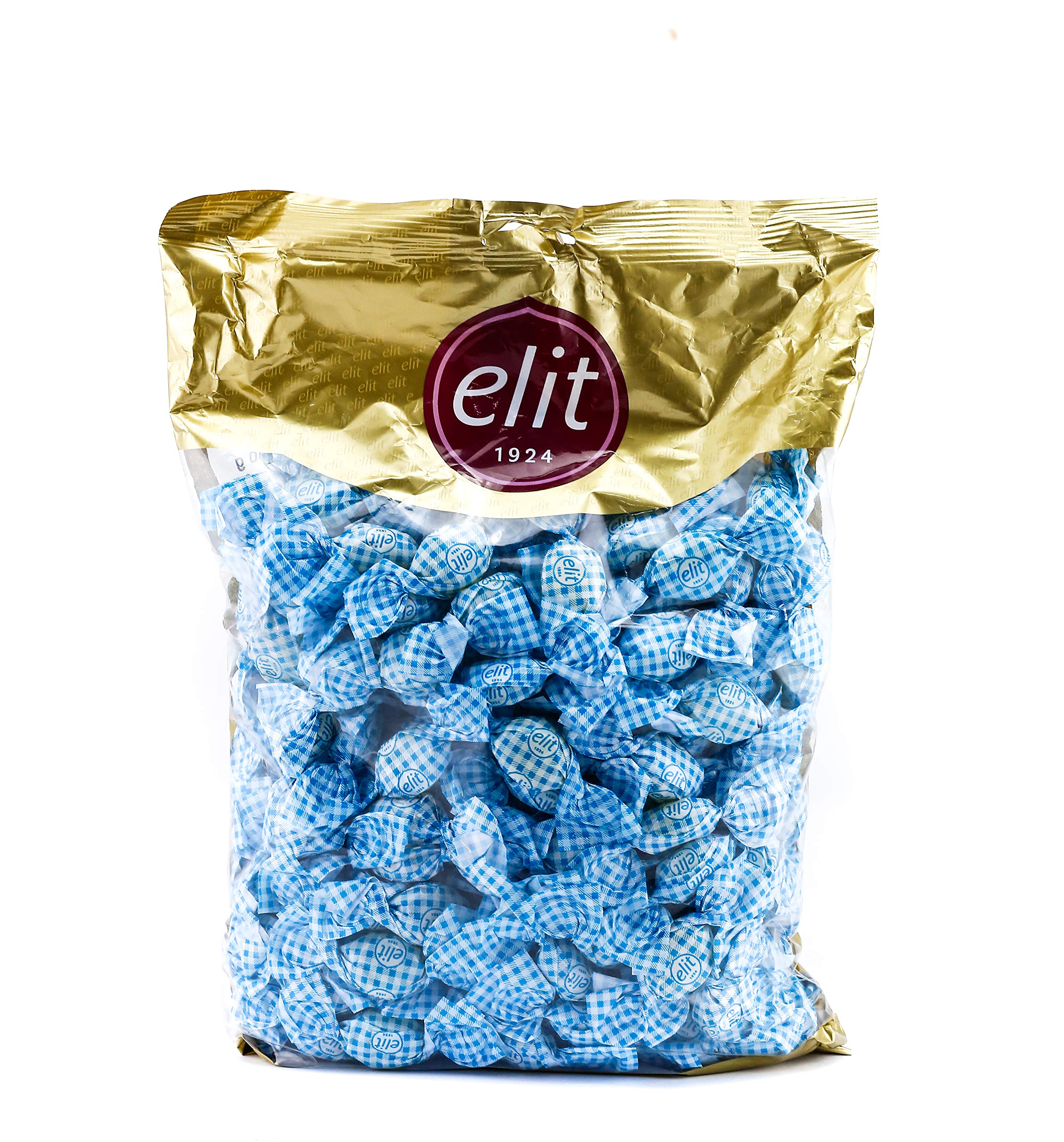 ElitScotch Design Candy Individually Wrapped Hard Candy - Blue 1KG