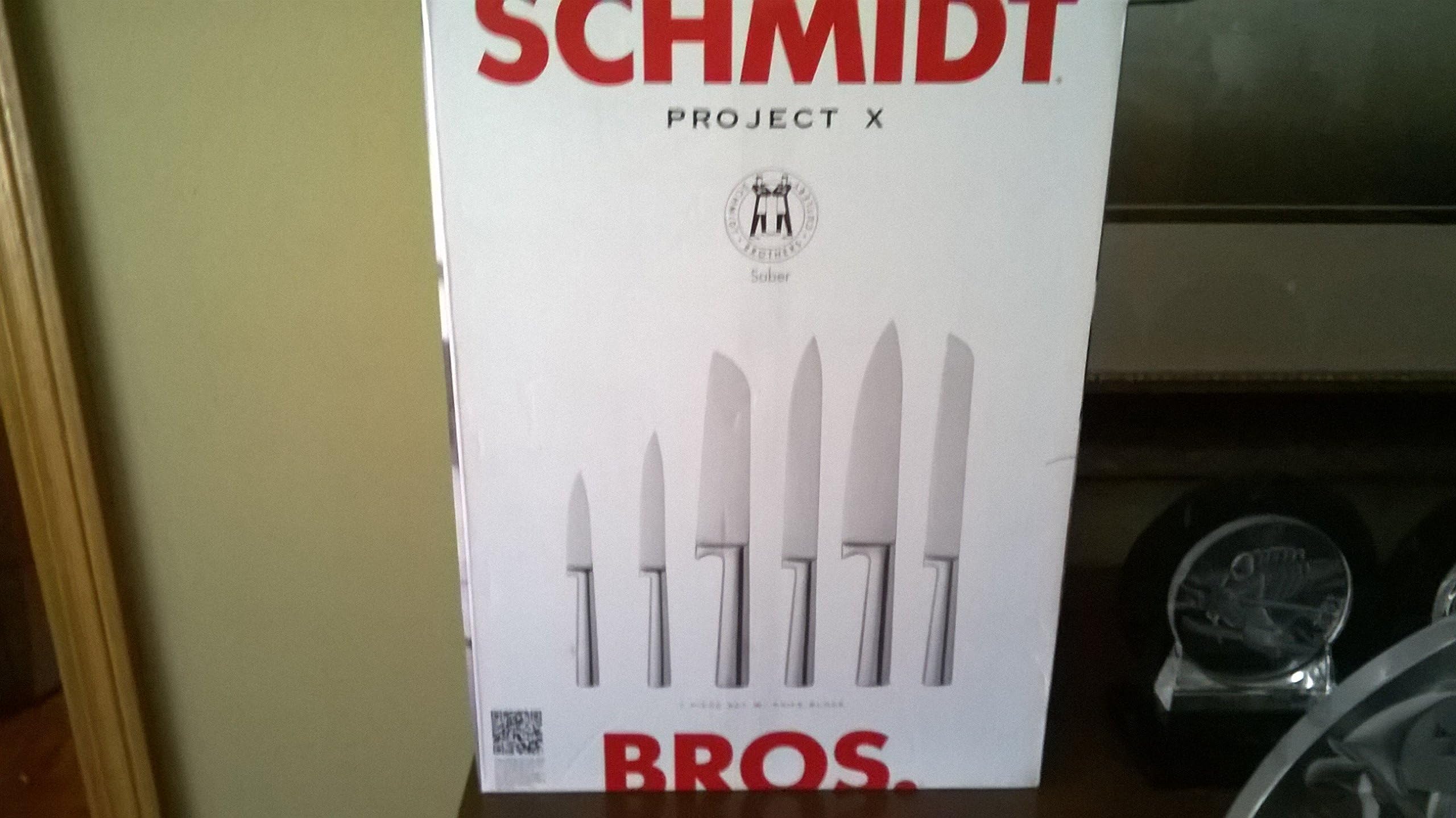 Schmidt Brothers Project X Saber 7 Piece set w/Knife Block