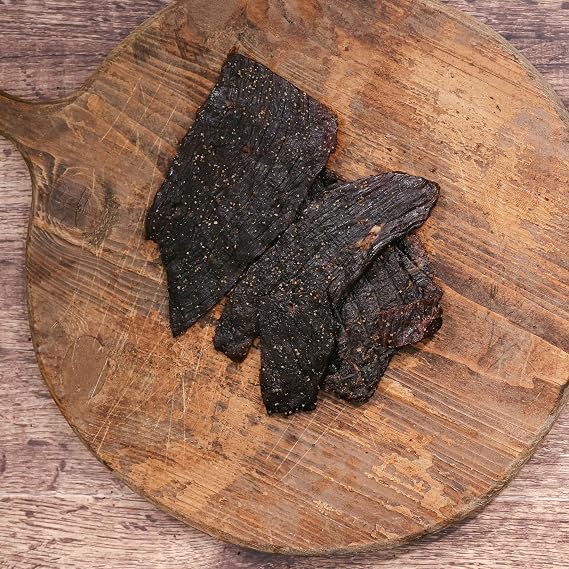 Mahogany Smoked Meats: Peppered Buffalo Jerky - 8oz