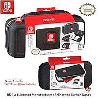 Vista 1 de Game Traveler Nintendo Switch Go Play System Case - Switch Case for Switch OLED, or Switch, 2 Cases-In-One, Allows You To Travel With Your Full