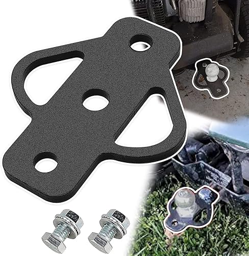 Adaptador de enganche de remolque de 3 vías con enganche receptor de perno para cortacésped, accesorios de enganche de ATV de tres vías para carrito