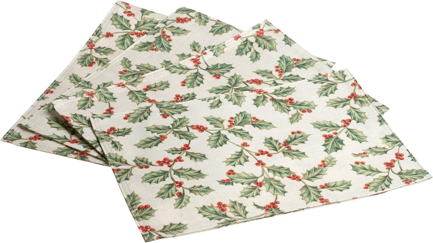 Lenox Golden Holiday Set of 4 Placemats Home & Kitchen