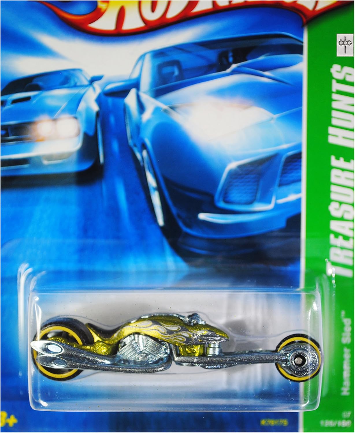 Mattel Hot Wheels 2007 07 Super Treasure Hunt #6 Hammer Sled Car