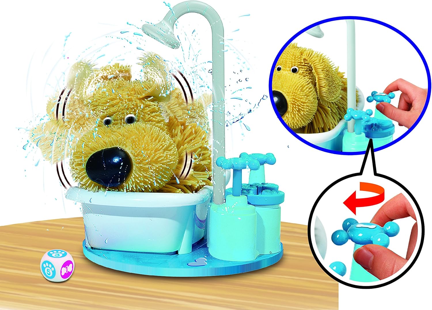 Amazon ドキドキシャワータイム ブルブルワンコ アクションゲーム おもちゃ