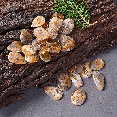 Vista 26 de 100 carats, 20+pcs, Natural Labradorite Gemstone Wholesale Lot, Briolette Cut, Jewelry Making Loose Gemstone, Polished Decor Specimen, DIY, Wire