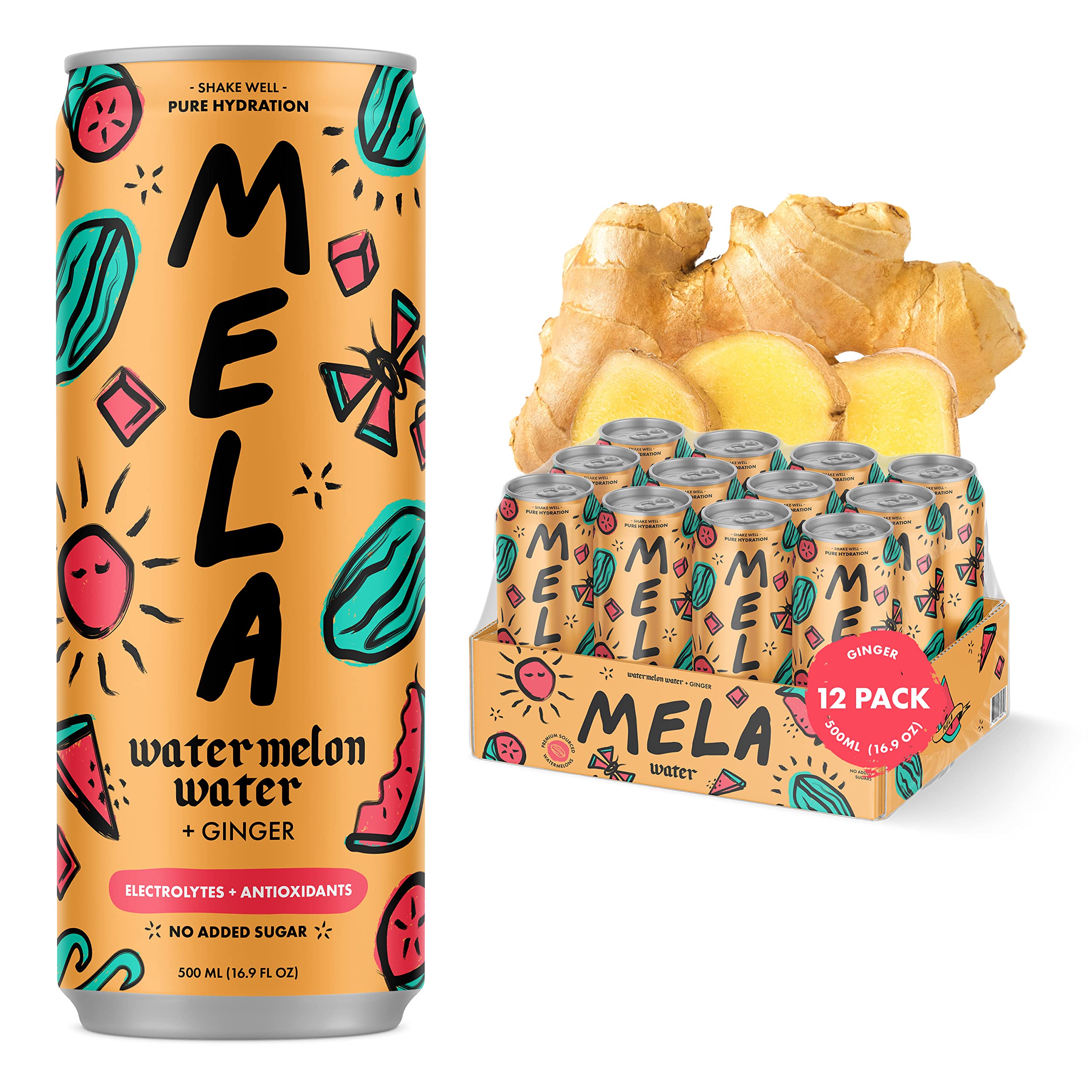 Buy Mela Water Natural Watermelon Juice Drink, Electrolytes