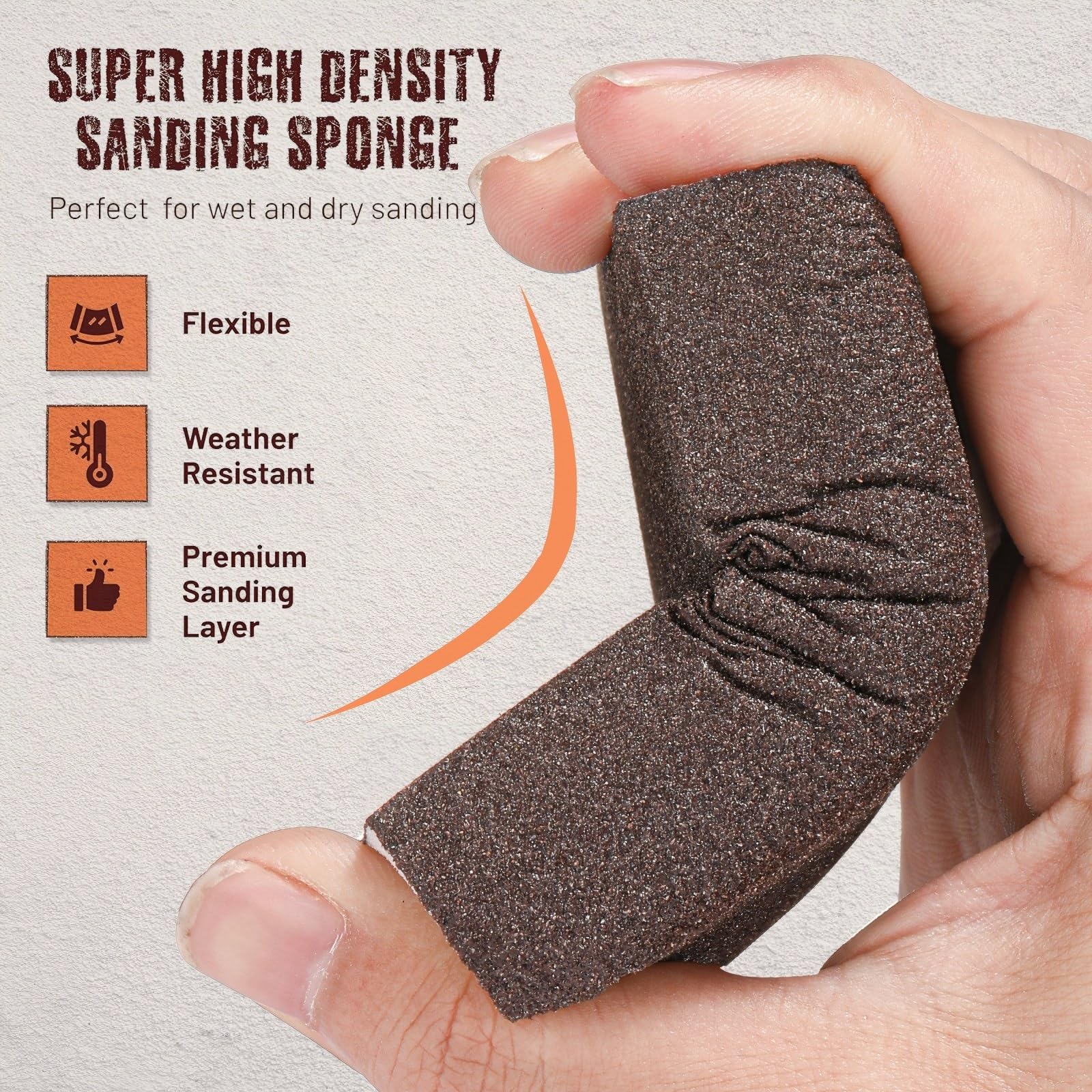 Handmade Sanding Blocks - 10 Grit Set -8