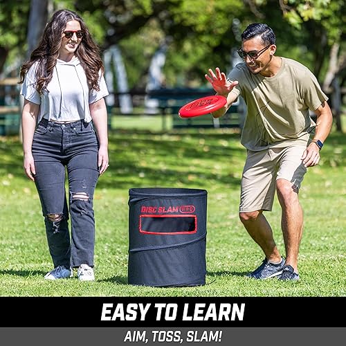 Miniatura 10 de GoSports Disc Slam Game - Juego de lanzamiento de discos al aire libre para patio y fiesta en la playa, clásico o profesional