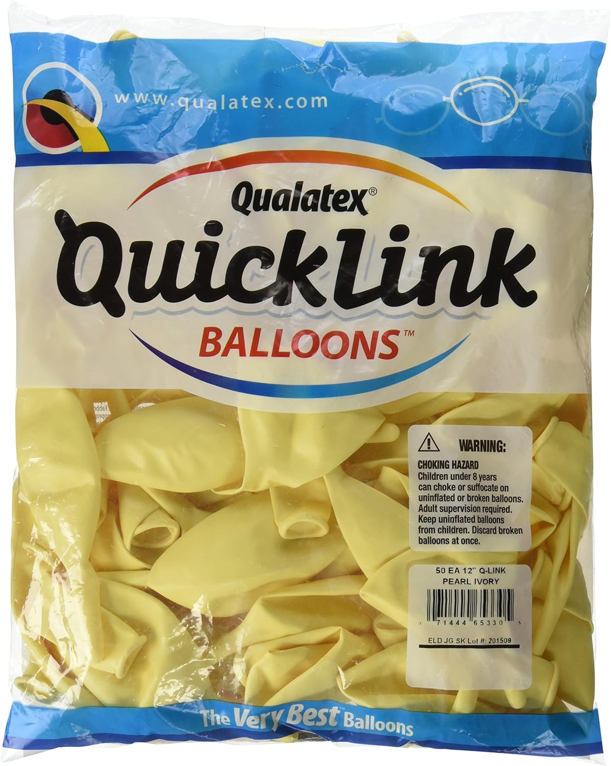 Qualatex 12" Pearlized Quartz Purple Quicklinks Latex Balloons (50ct)