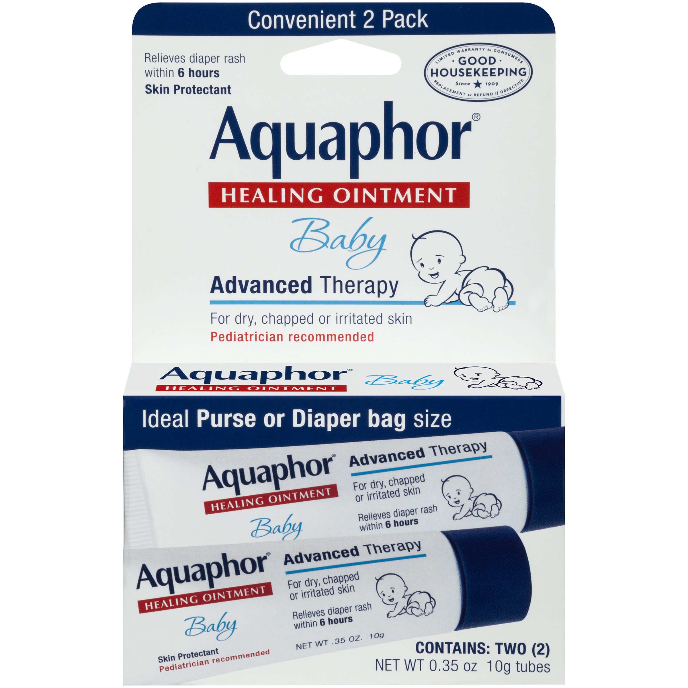 Aquaphor Baby Healing Ointment To Go Pack Advanced Therapy Chapped