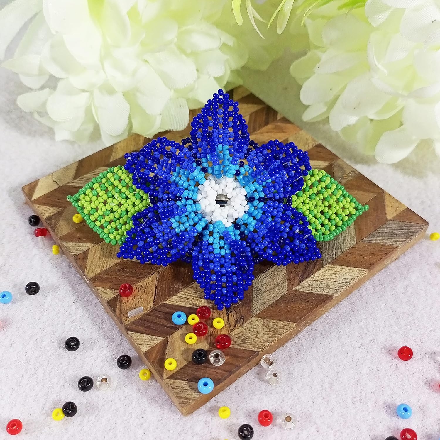 Beaded Hair Clips Native American Style Handmade Collection