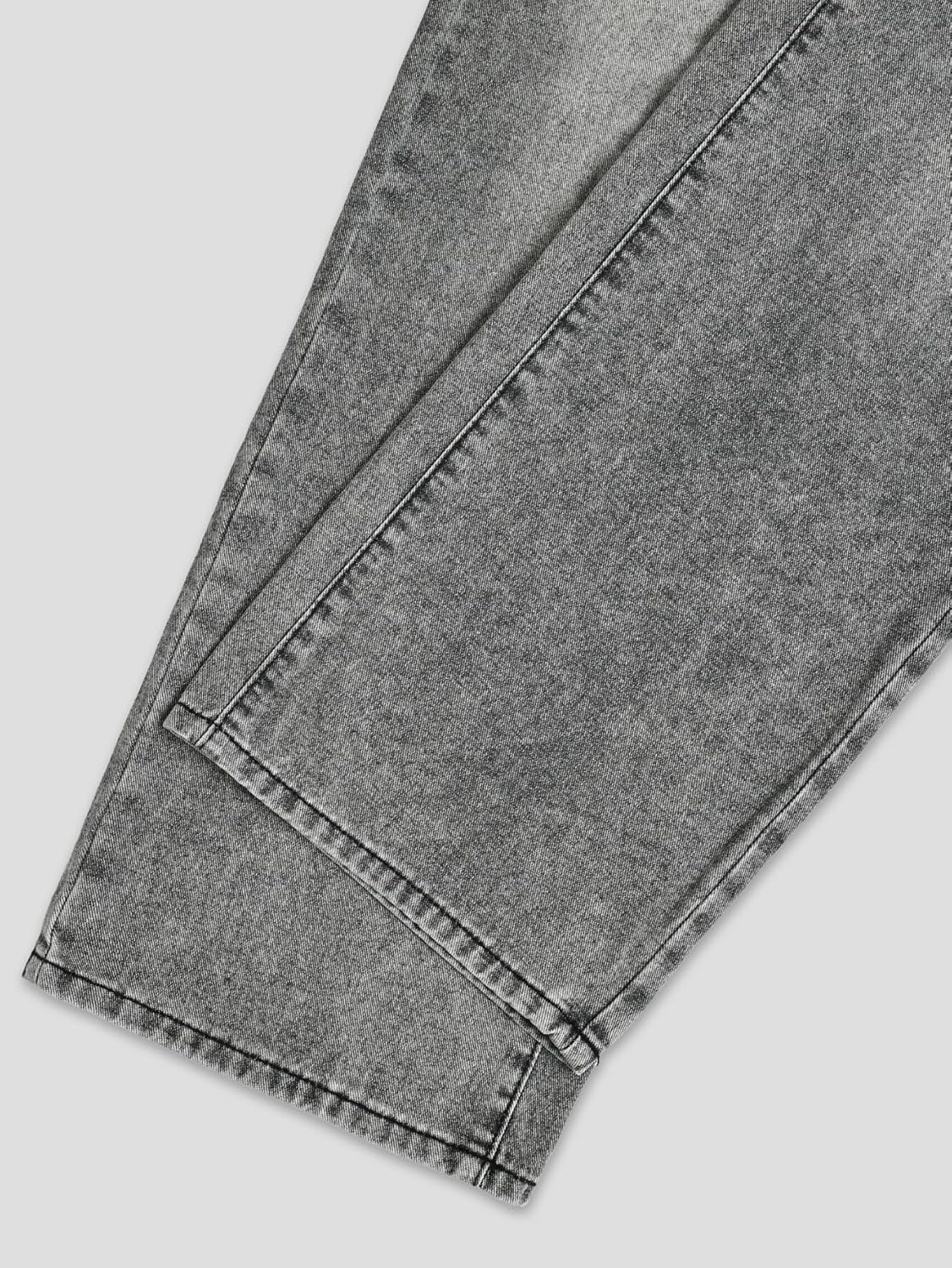 Women's High Waisted Wide Leg Jeans Drawstring Loose Fit Elastic Waist Straight Leg Sweatpant Denim Pants 2025 Trendy - Image 7